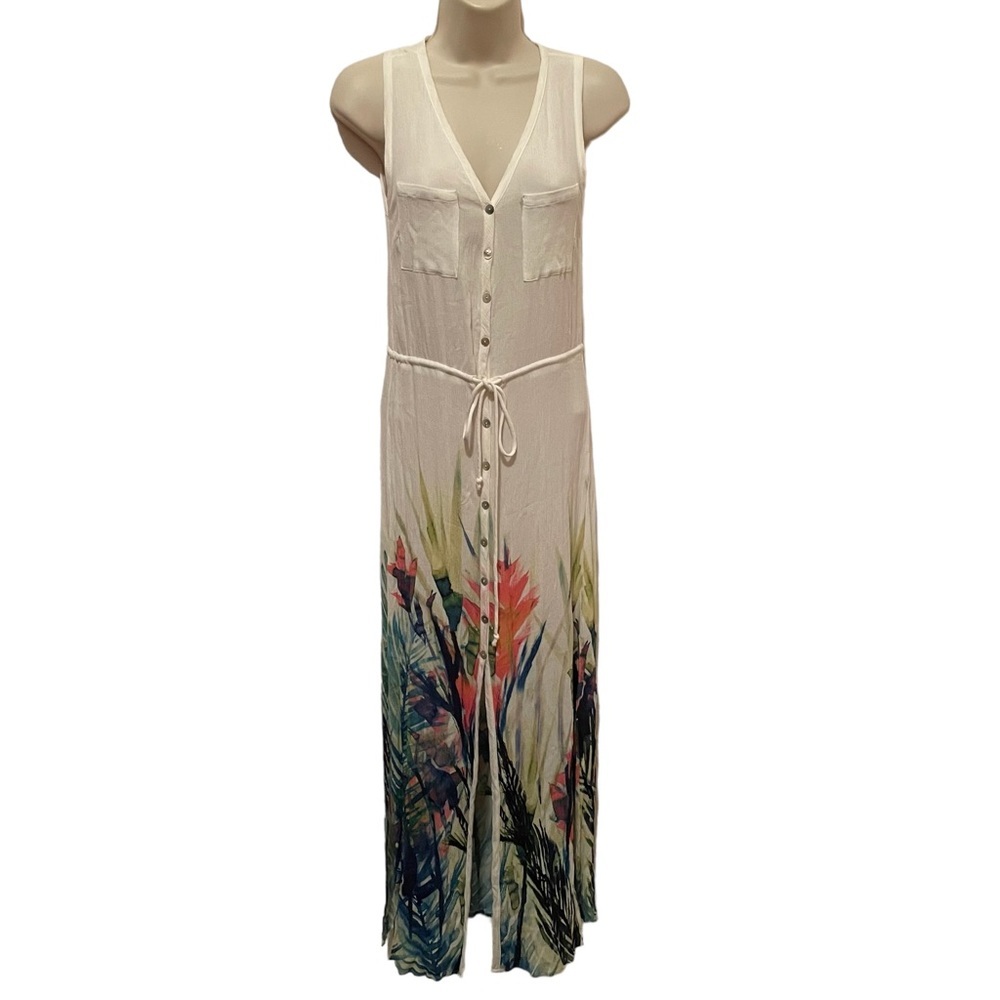 Anthtopologie Mermaid Watercolor Dress - Picture 4 of 10